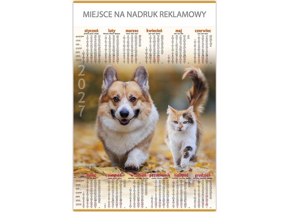 Kalendarz plakatowy - P18 Przyjaciele